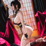 Coser@星之迟迟Hoshilily – 圣诞节 约尔 同人和风战斗服