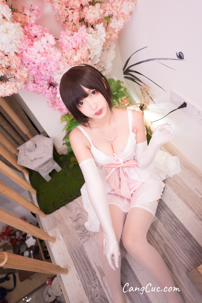 Watch sexy Coser@神楽坂真冬 Vol.049 电子相册-加藤惠《君の世界に》 photos