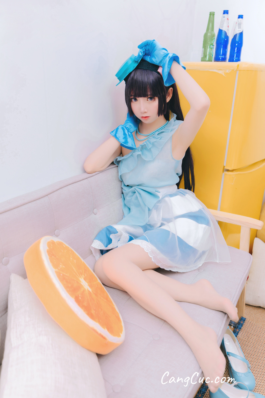 Watch sexy Coser@面饼仙儿 No.026 黑猫打歌服 photos